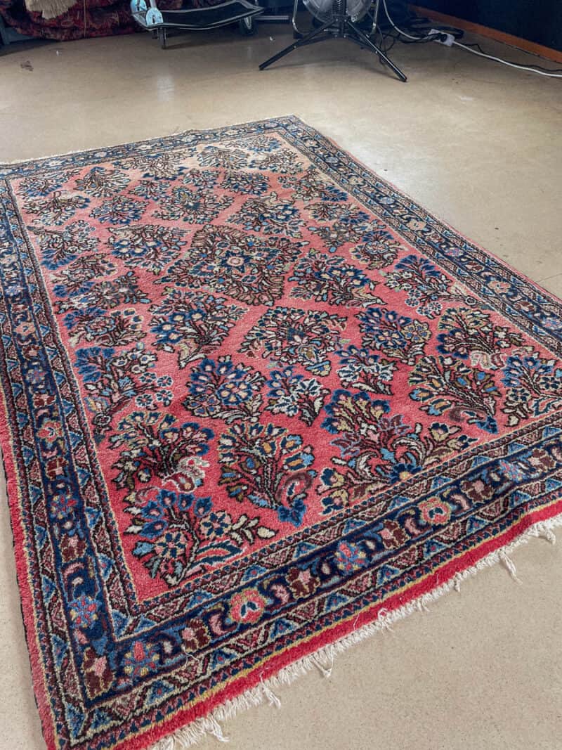 psykedeelinen sarouk  197 x 133 cm (kopio)
