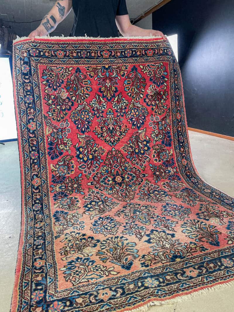 psykedeelinen sarouk  197 x 133 cm (kopio)