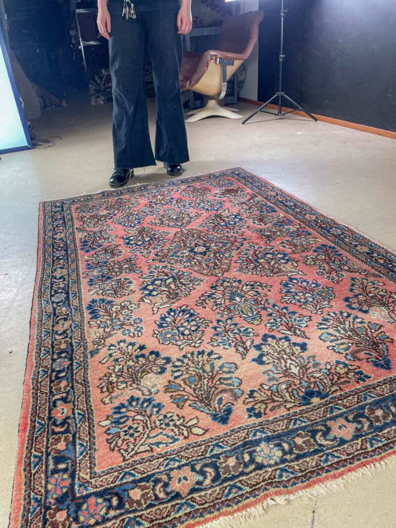 psykedeelinen sarouk  197 x 133 cm (kopio)