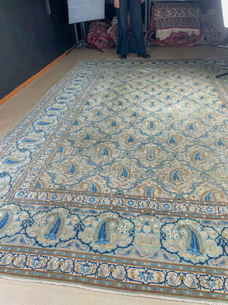 palatsikokoinen keshan silkillä 380 x 263 cm