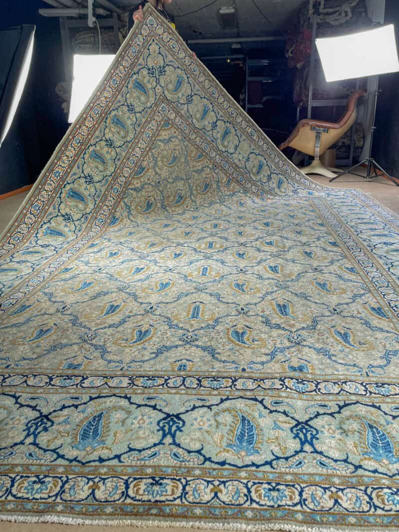 palatsikokoinen keshan silkillä 380 x 263 cm
