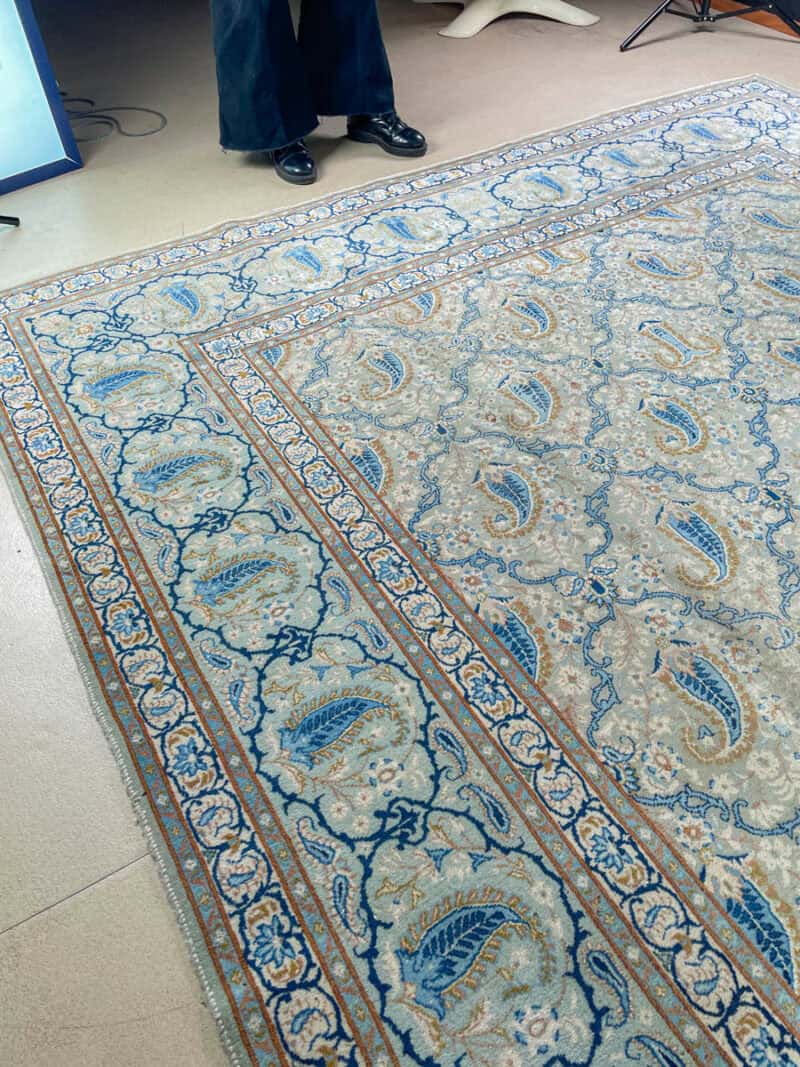 palatsikokoinen keshan silkillä 380 x 263 cm