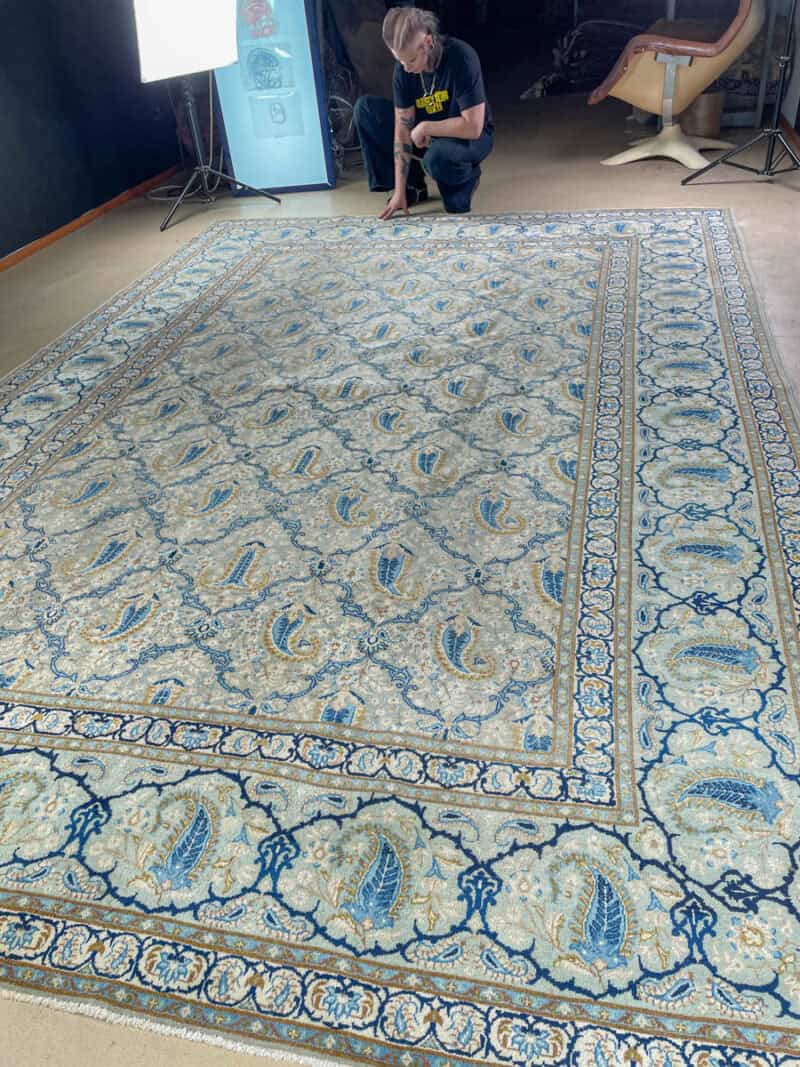 palatsikokoinen keshan silkillä 380 x 263 cm