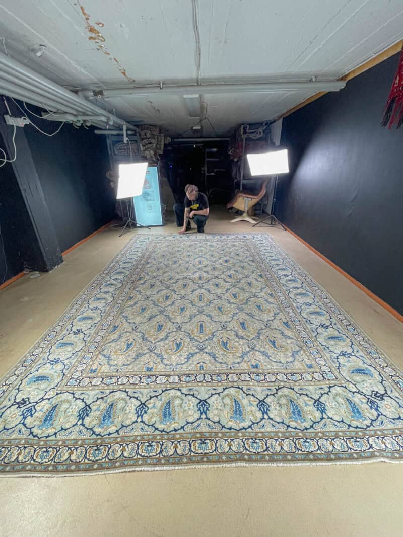 palatsikokoinen keshan silkillä 380 x 263 cm