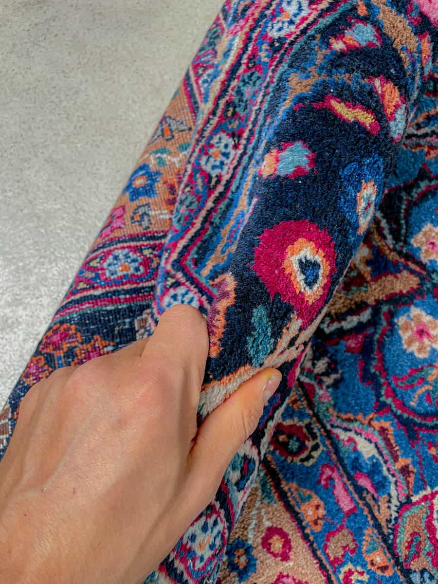 häikäisevä palatsikokoinen meshed 1960 luvulta signeerattu  430 x 315 cm