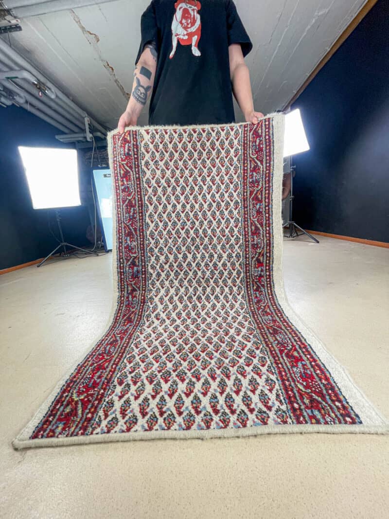 erikoinen vaalea sarouk mir 141 x 84 cm