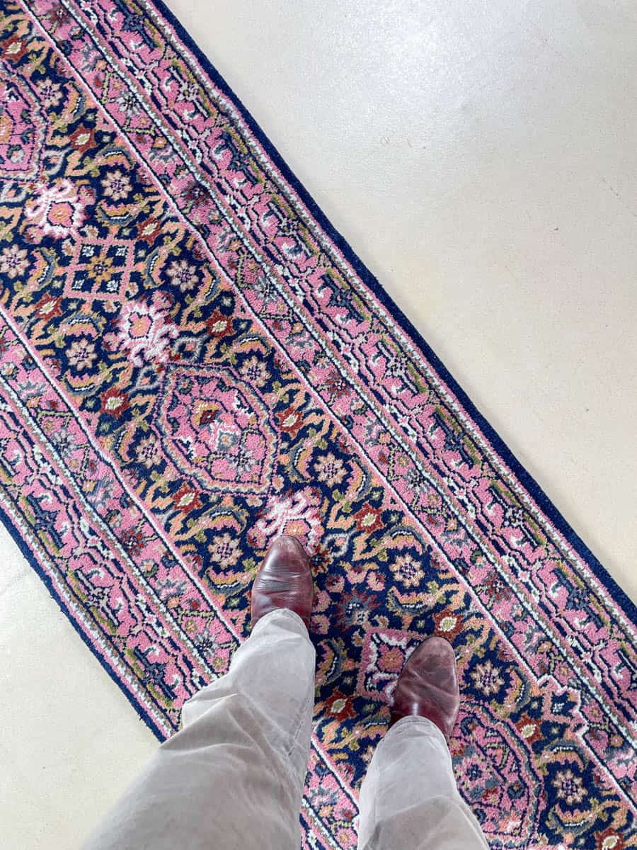 harmoninen tabriz käytävämatto 440 x 80 cm