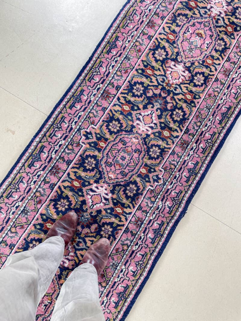 harmoninen tabriz käytävämatto 440 x 80 cm