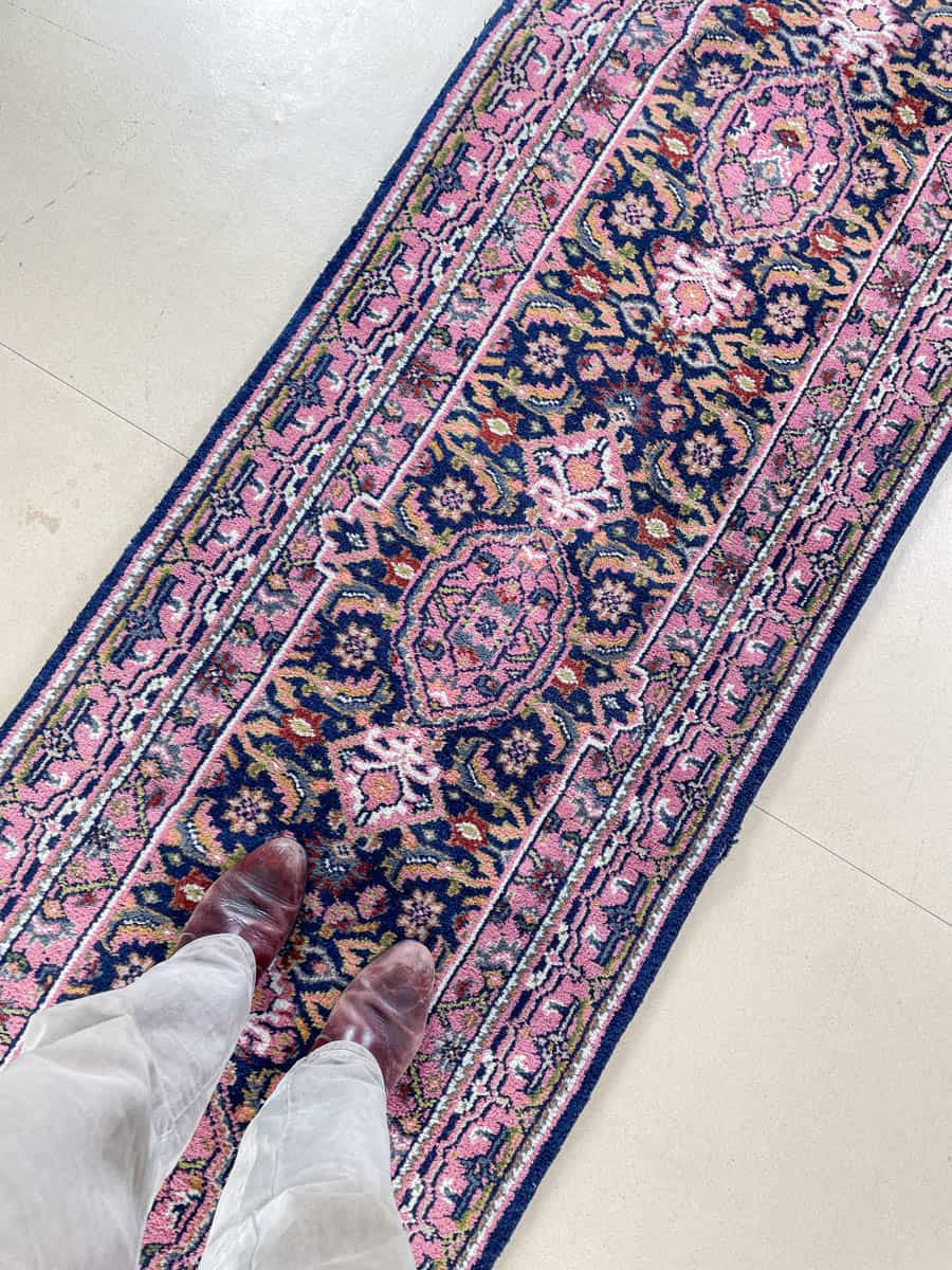harmoninen tabriz käytävämatto 440 x 80 cm