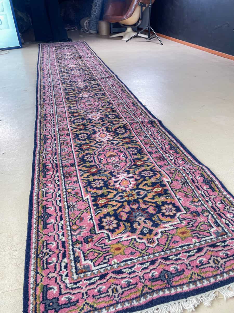 harmoninen tabriz käytävämatto 440 x 80 cm