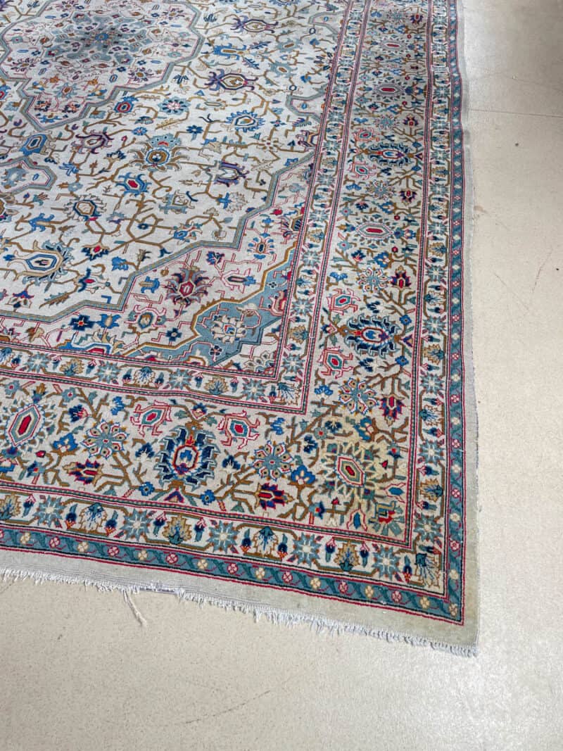 upean elegantti vaalea tabriz 324 x 227 cm