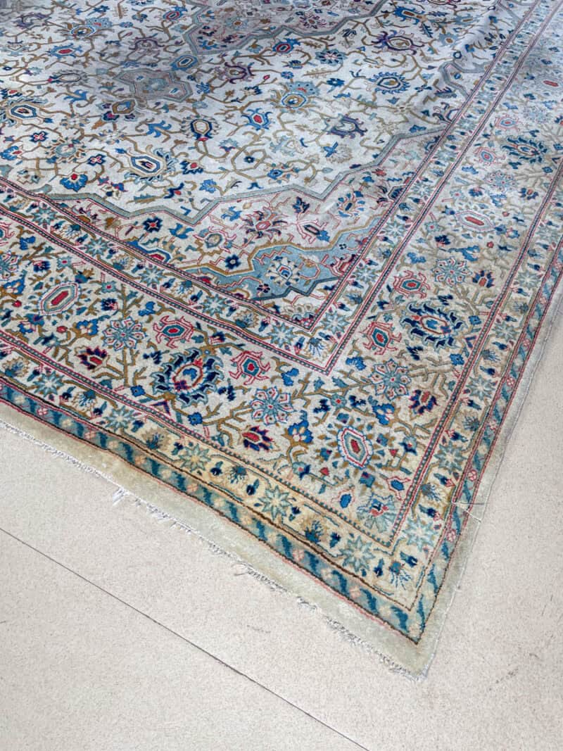 upean elegantti vaalea tabriz 324 x 227 cm