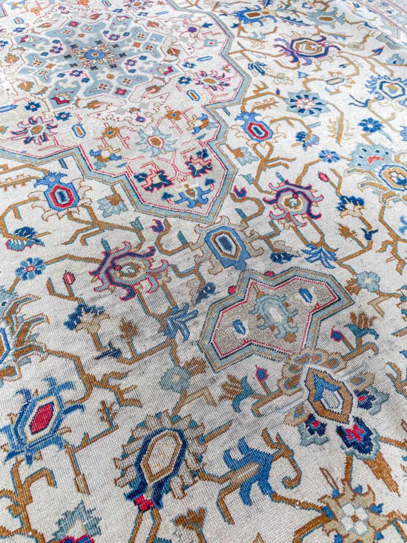 upean elegantti vaalea tabriz 324 x 227 cm