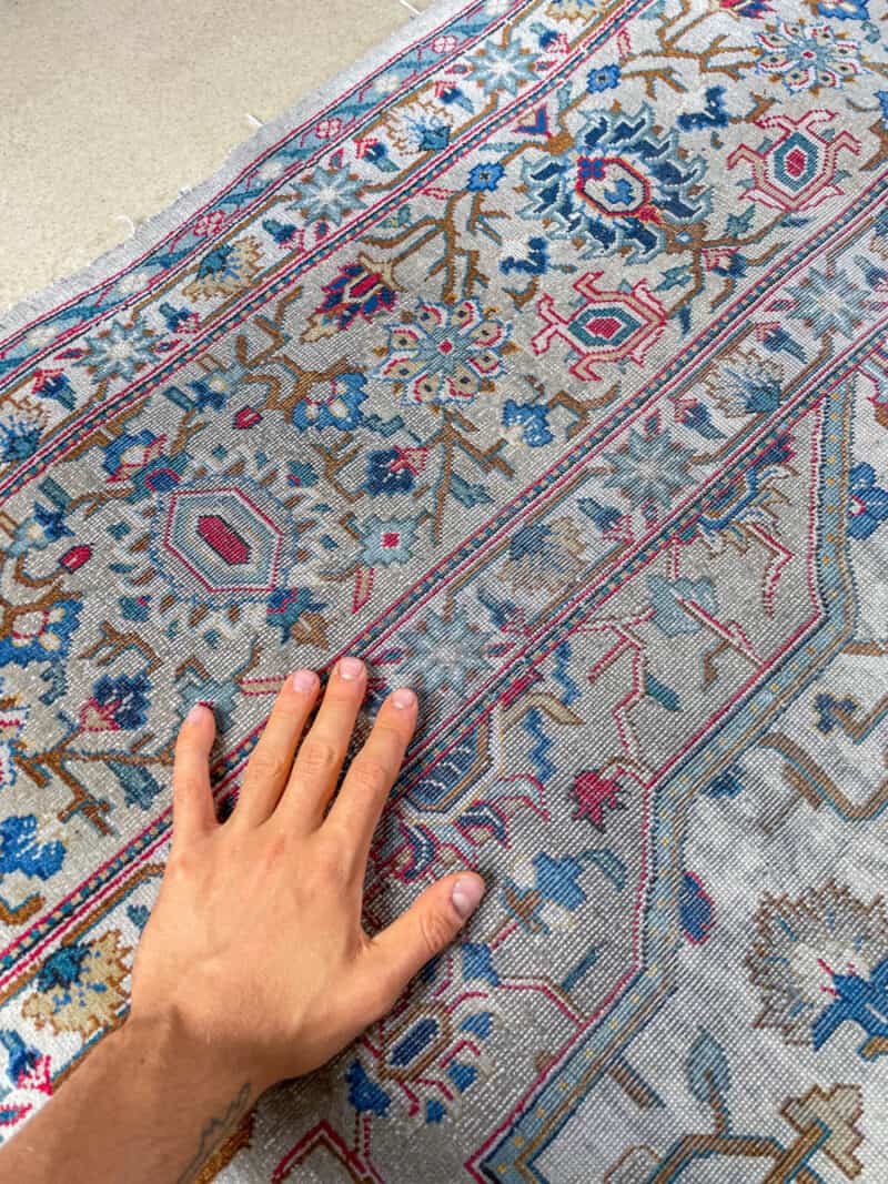 upean elegantti vaalea tabriz 324 x 227 cm