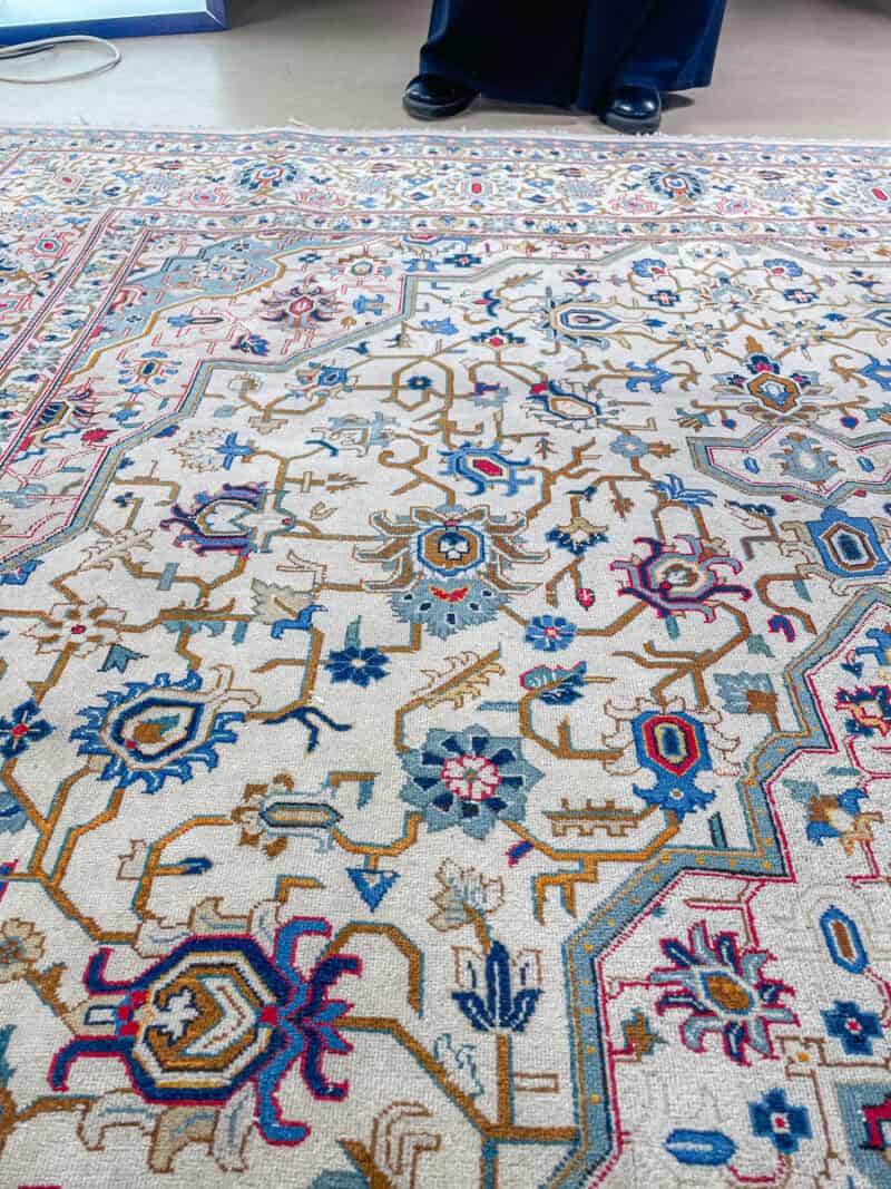upean elegantti vaalea tabriz 324 x 227 cm