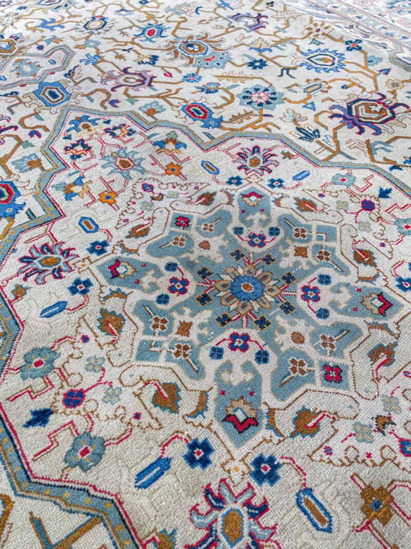 upean elegantti vaalea tabriz 324 x 227 cm