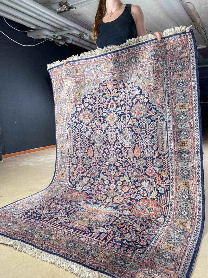 silkkimatto rauhallisen pastellinen ghom 275 x 185 cm (kopio)
