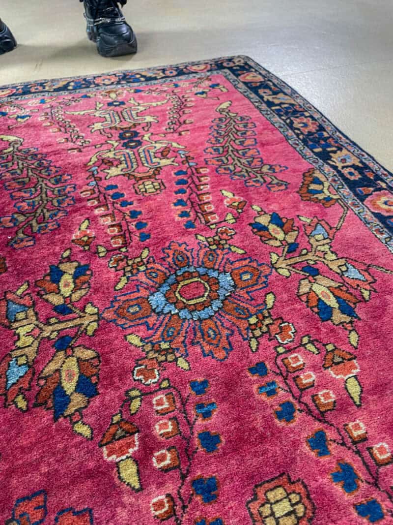 psykedeelinen sarouk 1960 luvulta 127 x 62 cm (kopio)