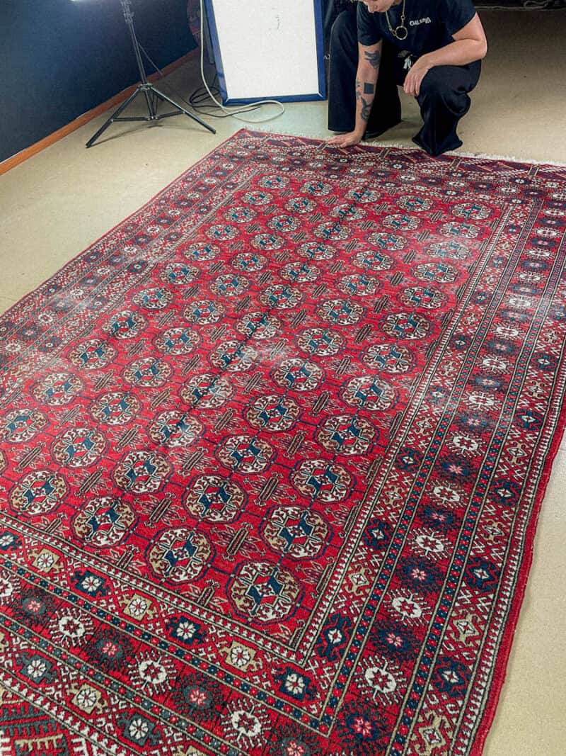 kauniin perinteinen vintage buhara 276 x 189 cm
