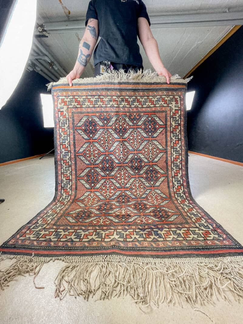 tyrmäävä puoliantiikki shirvan 209 x 148 cm (kopio)