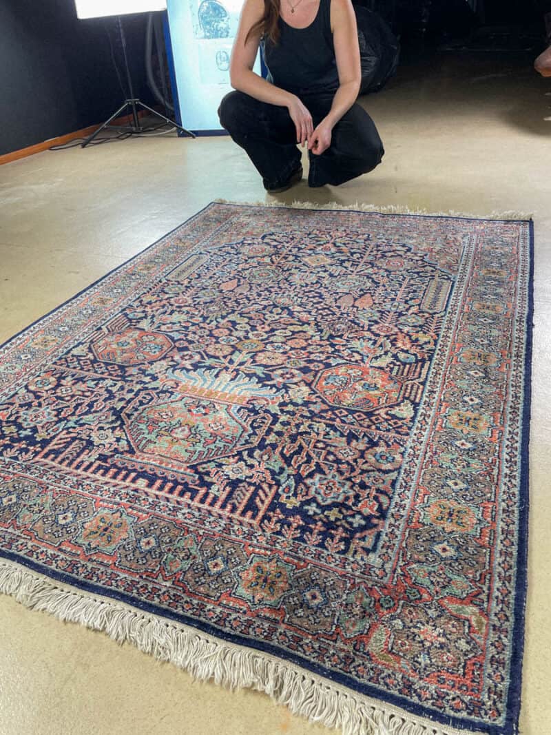 silkkimatto rauhallisen pastellinen ghom 275 x 185 cm (kopio)