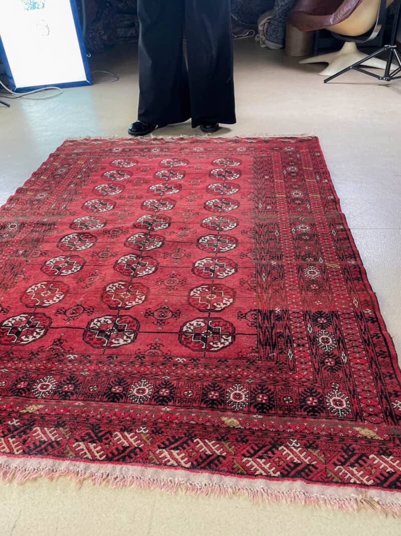 tyrmäävä puoliantiikki buhara 173 x 132 cm