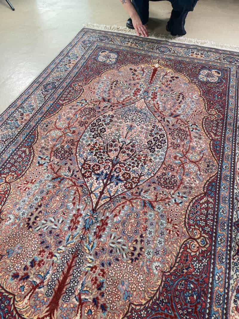 Äärimmäisen yksityiskohtainen maaginen elämänpuu ghom 218 x 140 cm (kopio)