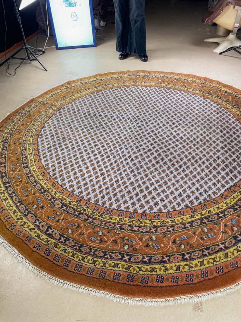 harvinainen pyöreä sarouk mir 195 x 195 cm (kopio)