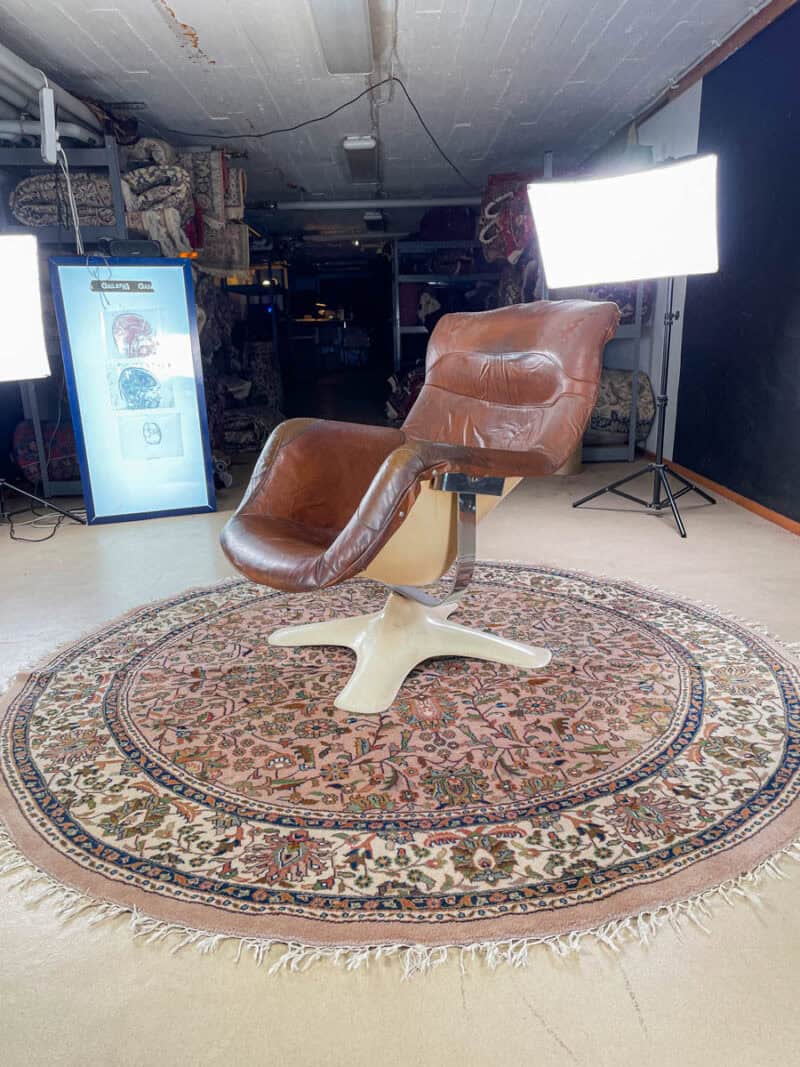 henkeäsalpaava pyöreä tabriz 204 x 204 cm