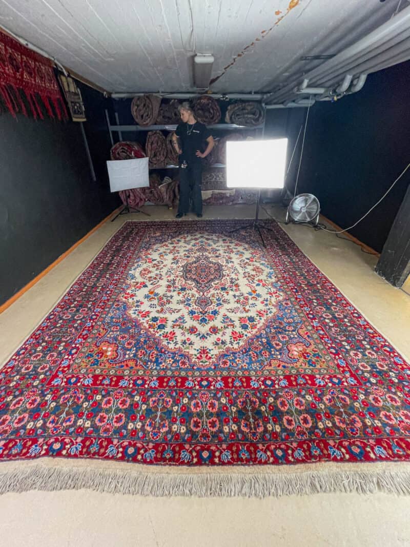 palatsikokoinen elegantti kukkais sarouk  430 x 320 cm (kopio)