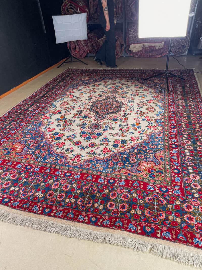 palatsikokoinen elegantti kukkais sarouk  430 x 320 cm (kopio)