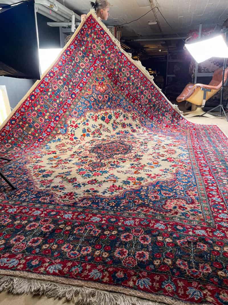 palatsikokoinen elegantti kukkais sarouk  430 x 320 cm (kopio)