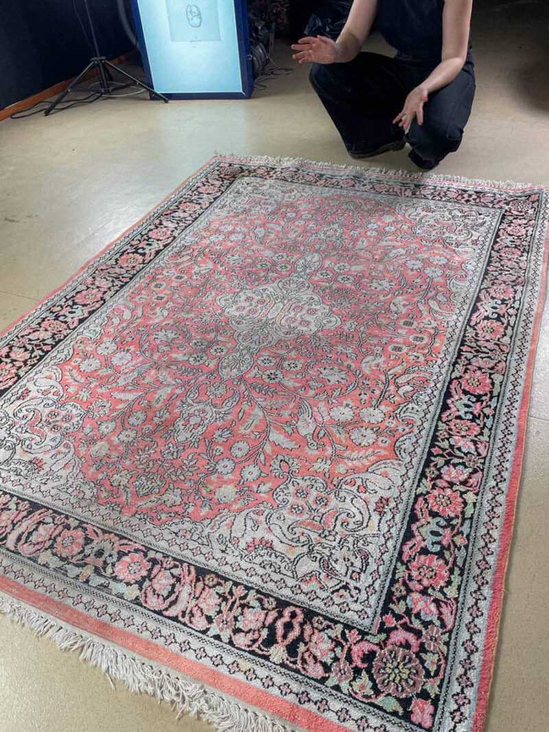 silkkimatto puutarha kasmir 185 x 130 cm (kopio)