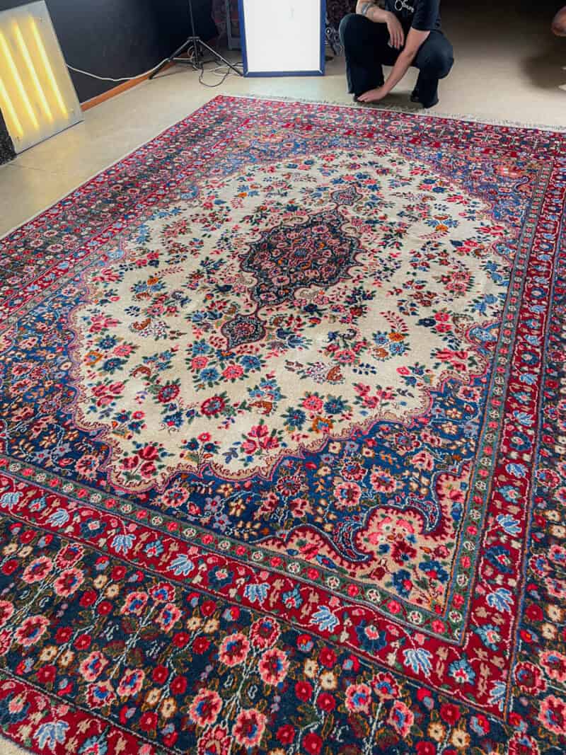 palatsikokoinen elegantti kukkais sarouk  430 x 320 cm (kopio)