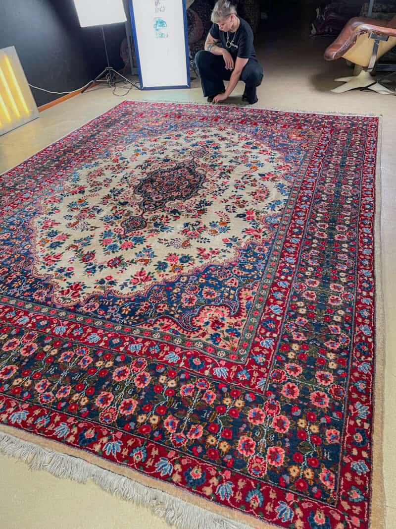 palatsikokoinen elegantti kukkais sarouk  430 x 320 cm (kopio)