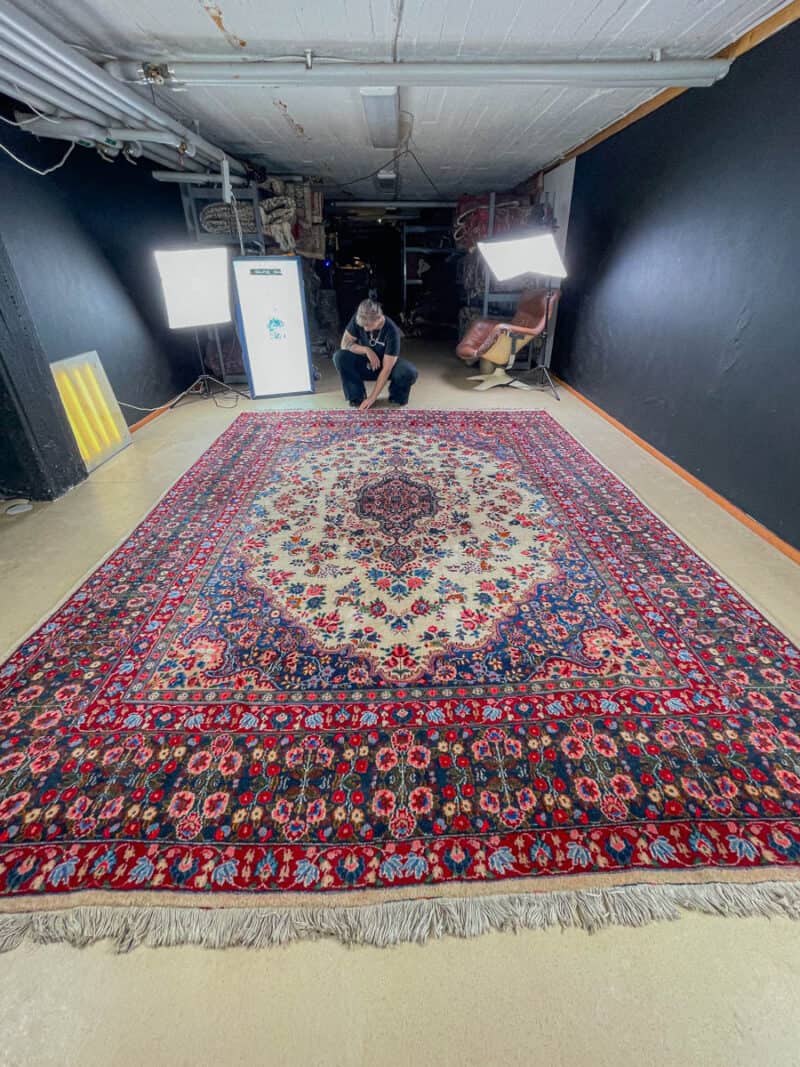 palatsikokoinen elegantti kukkais sarouk  430 x 320 cm (kopio)