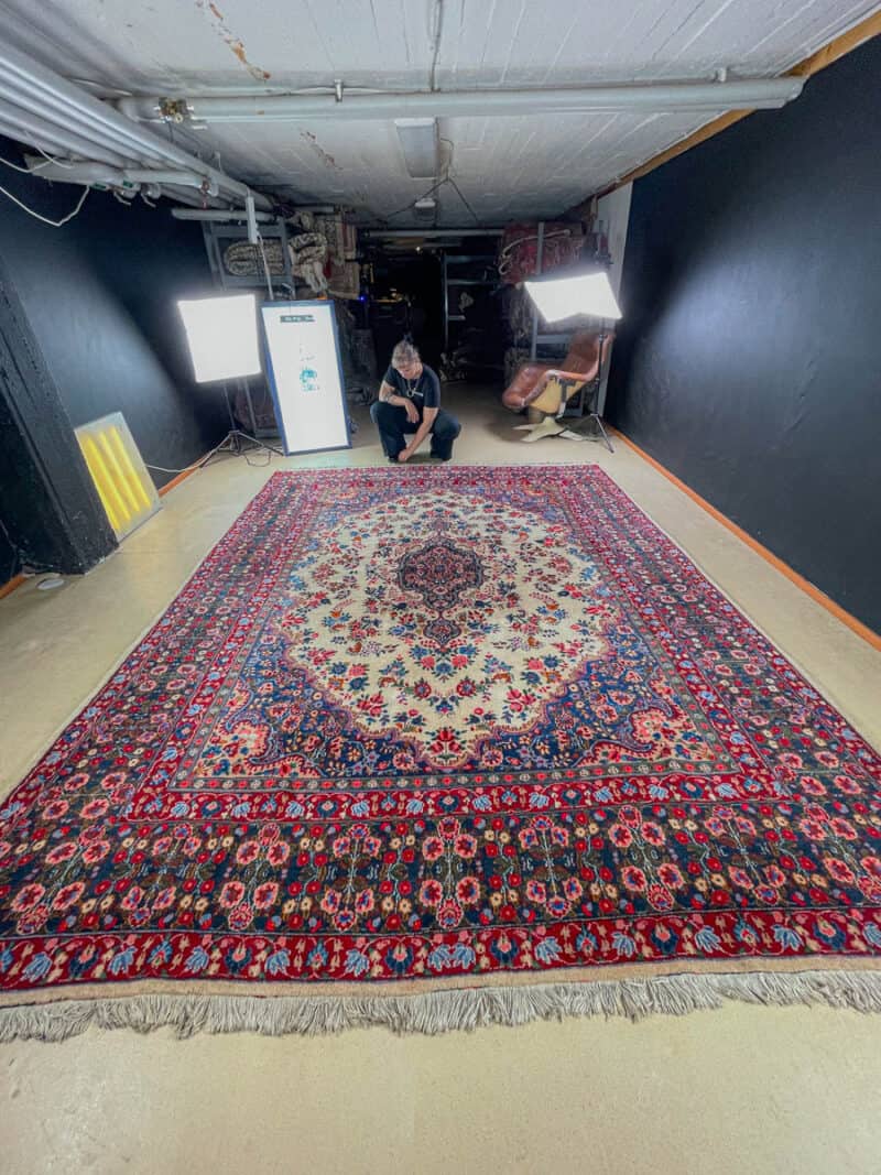 palatsikokoinen elegantti kukkais sarouk  430 x 320 cm (kopio)