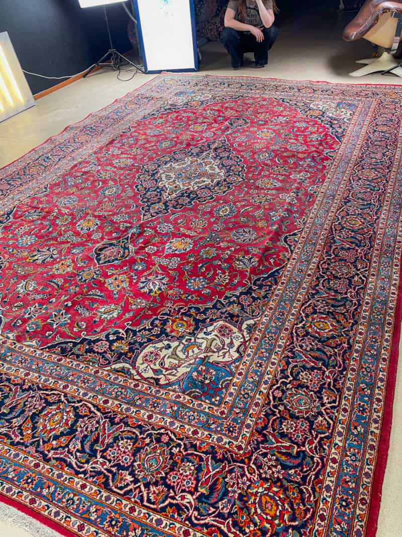 tyrmäävä palatsikokoinen keshan  400 x 290 cm (kopio)