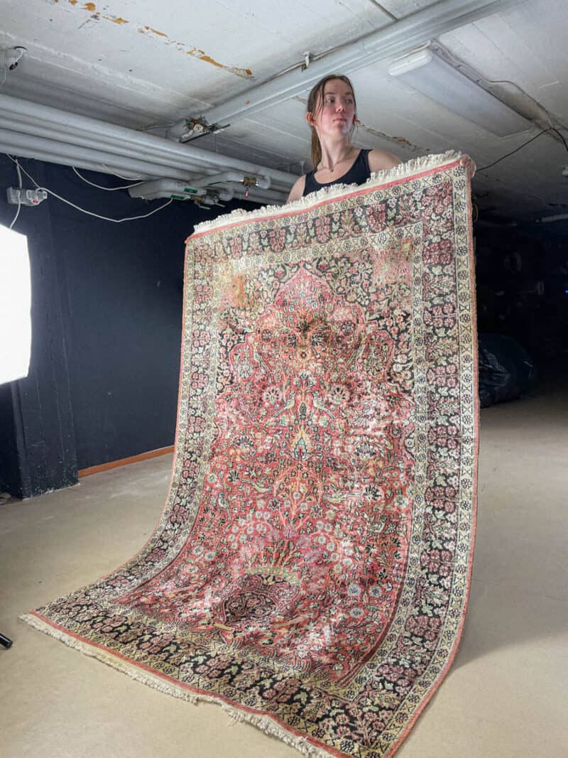 silkkimatto puutarha ghom 94 x 60 cm (kopio)