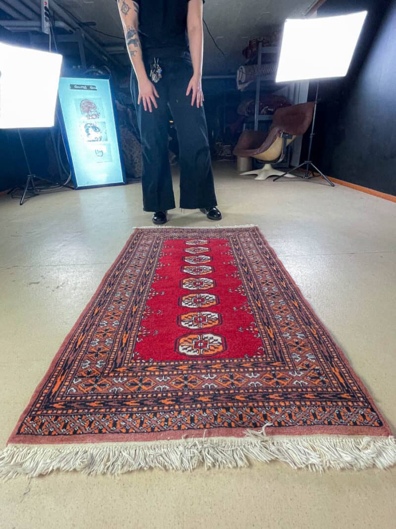 kauniin perinteinen vintage buhara 258 x 176 cm (kopio)