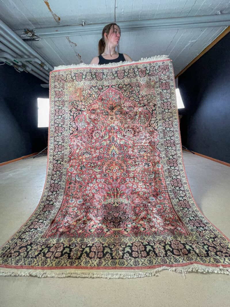 silkkimatto puutarha ghom 94 x 60 cm (kopio)