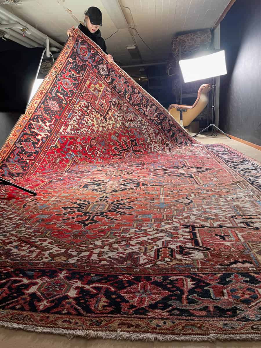 palatsikokoinen psykedeelinen heriz 1960 luvulta  430 x 317 cm (kopio)