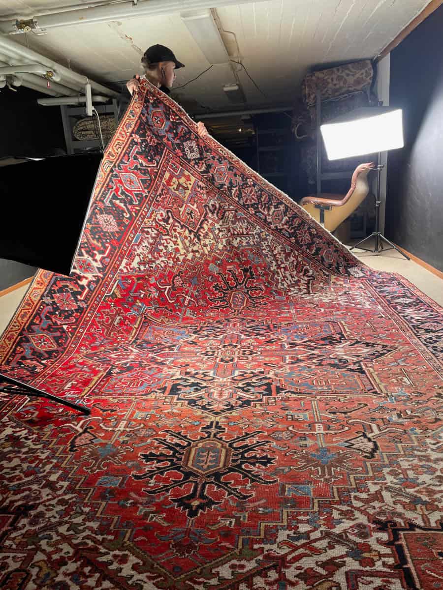 palatsikokoinen psykedeelinen heriz 1960 luvulta  430 x 317 cm (kopio)