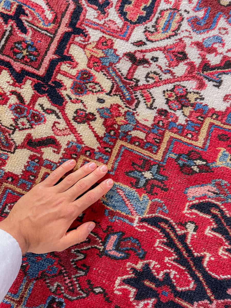 palatsikokoinen psykedeelinen heriz 1960 luvulta  430 x 317 cm (kopio)