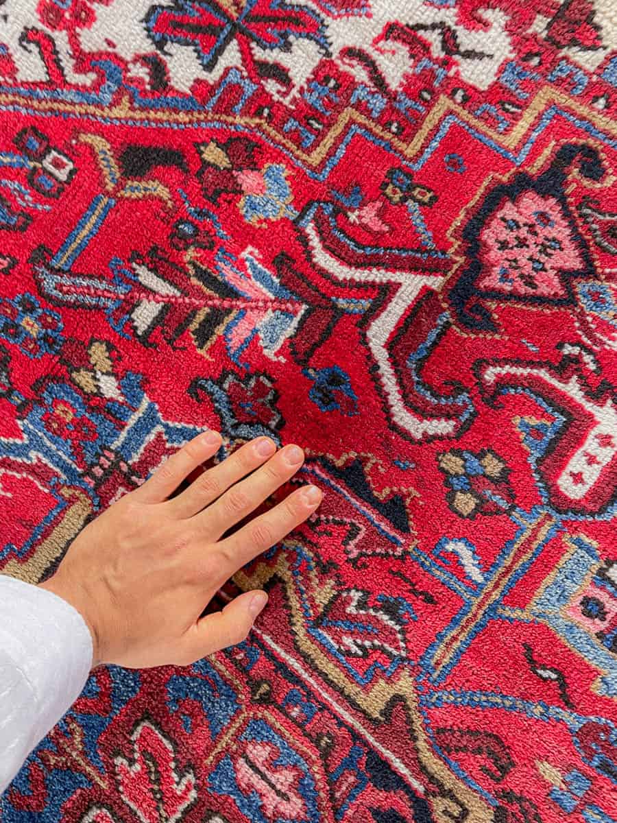 palatsikokoinen psykedeelinen heriz 1960 luvulta  430 x 317 cm (kopio)