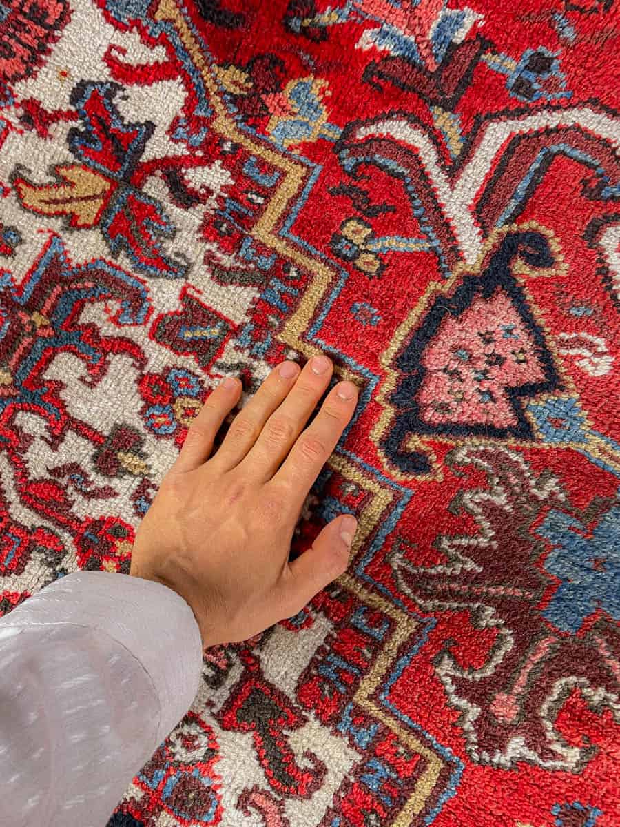 palatsikokoinen psykedeelinen heriz 1960 luvulta  430 x 317 cm (kopio)