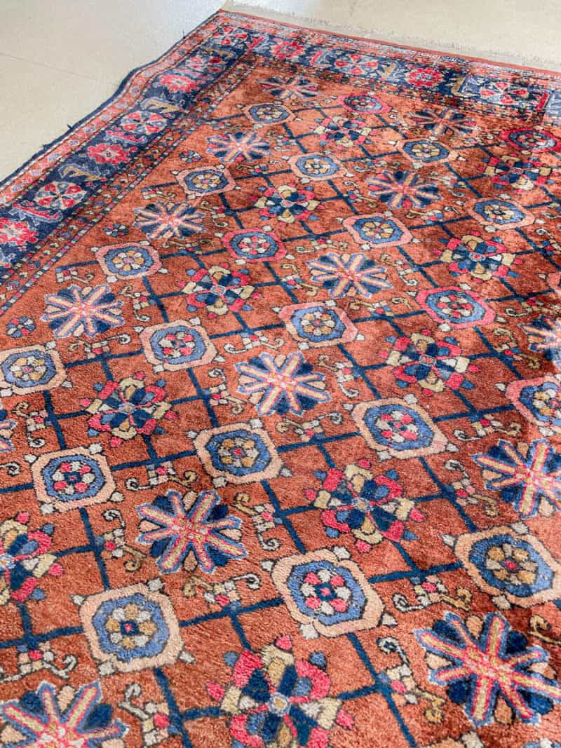 silkkimatto – uskomaton silkki afgaani 130 x 100 cm