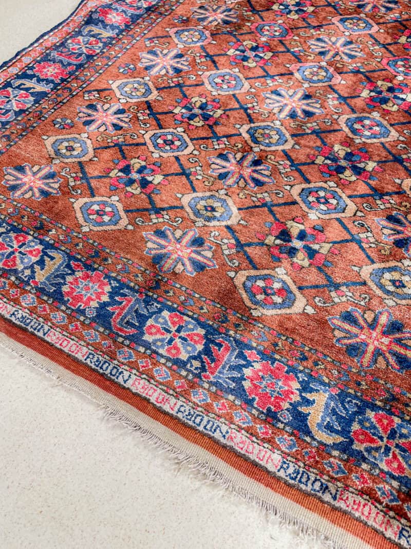 silkkimatto – uskomaton silkki afgaani 130 x 100 cm