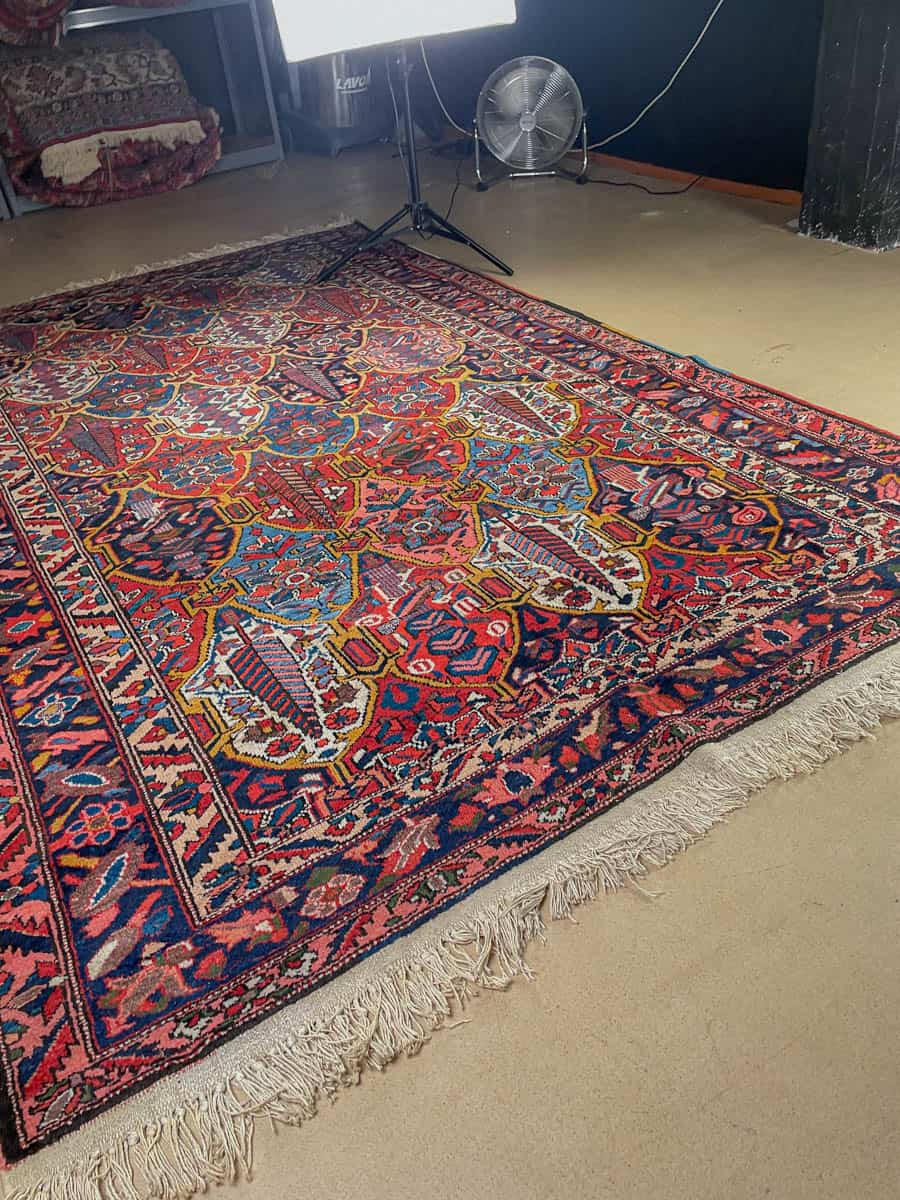 upea puutarha bahtijaari 1960 luvulta 280 x 215 cm (kopio)