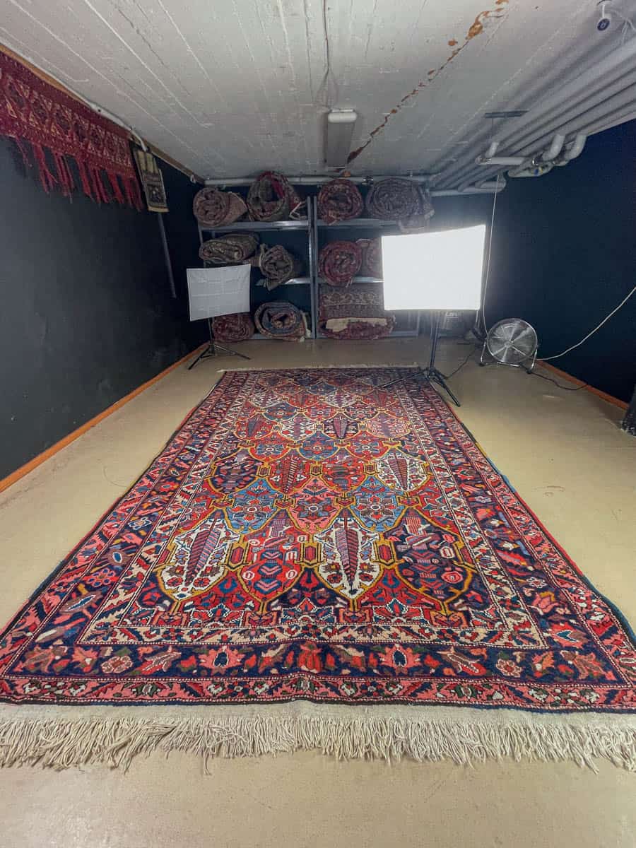 upea puutarha bahtijaari 1960 luvulta 280 x 215 cm (kopio)